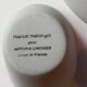 2 tasses ovoïde Artoria Limoges  Marcel Marongiu