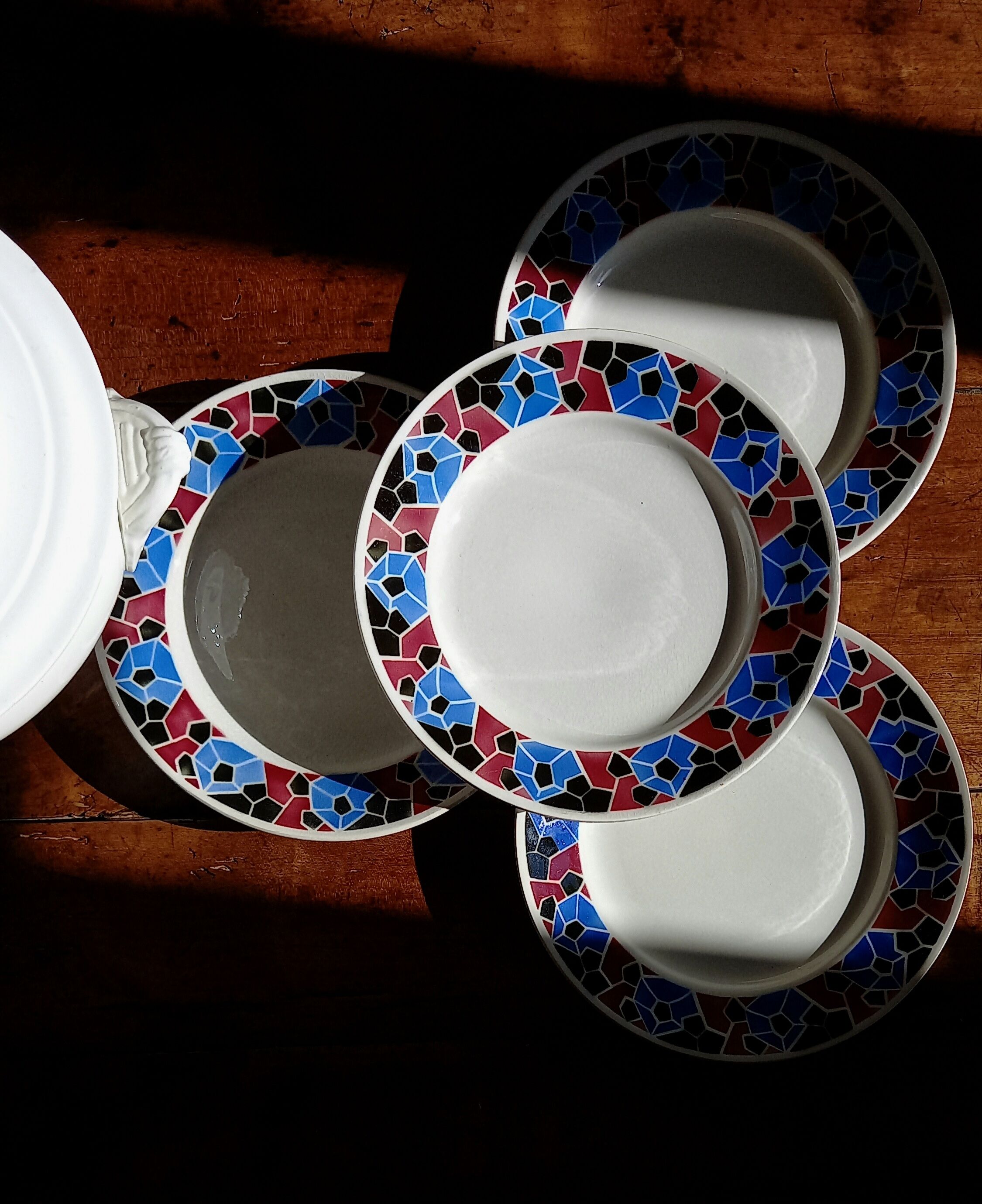 4 flat plates K.G Luneville model "Hohneck"