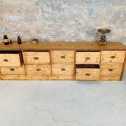Large Antique Craft Furniture 300 cm Grocery Buffet Vintage 1920