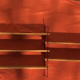 String double wall shelf from the 60s