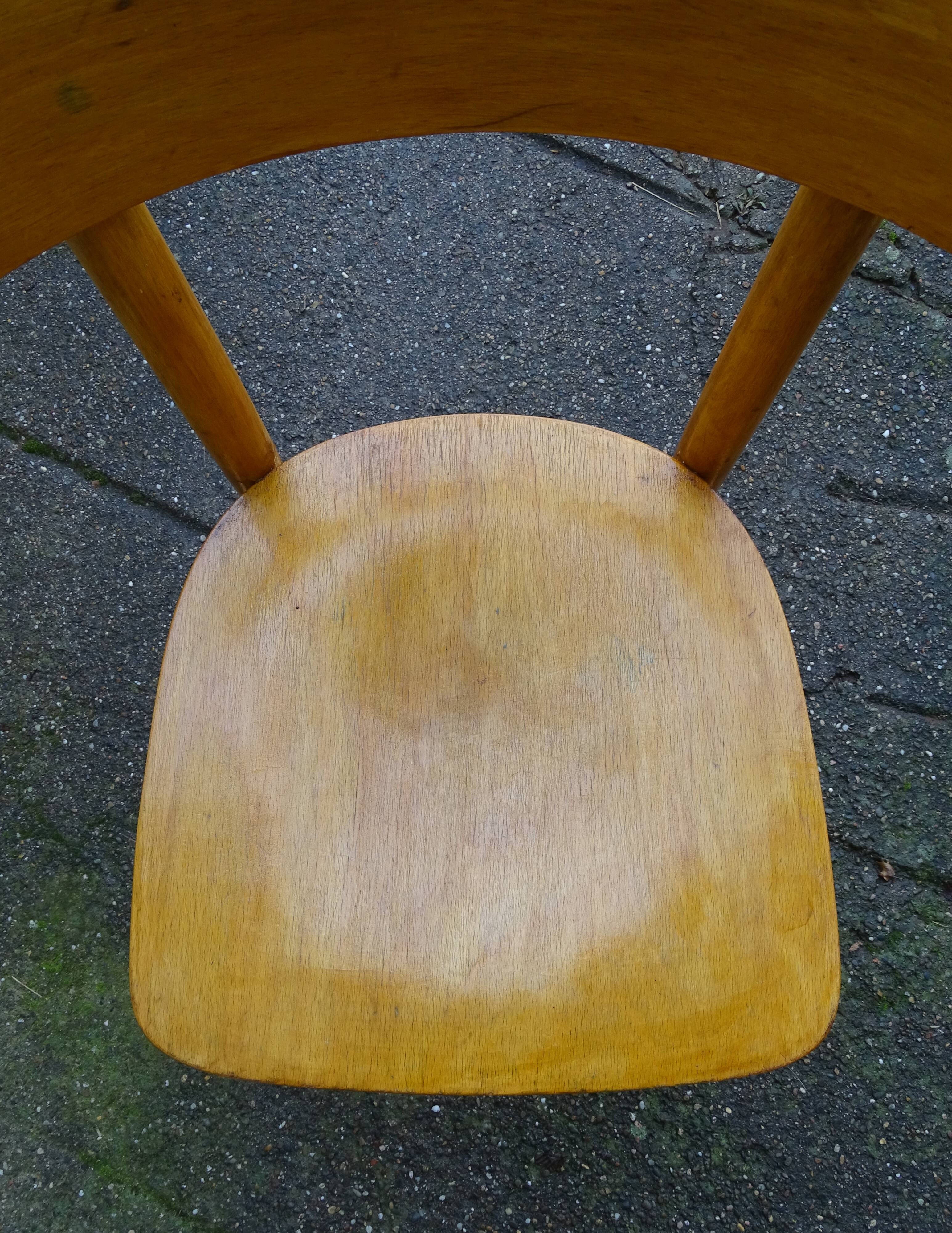 Two chairs bistrot Thonet 1960 Czechoslovakia