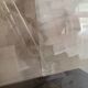 Rectangular piece of furniture or coffee table in smoked plexiglass by Michel Dumas.
