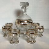 Ancien service à liqueur liseré doré