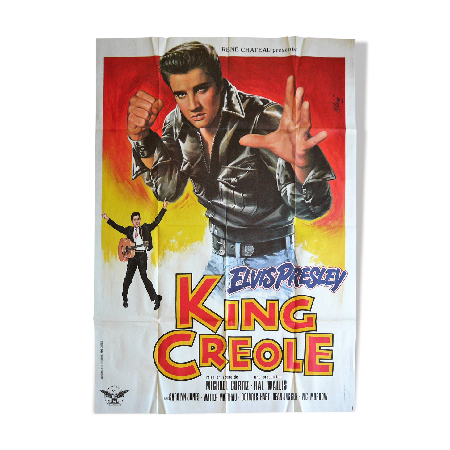 Original movie poster - "King Creole" - Elvis Presley