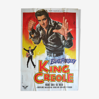 Original movie poster - "King Creole" - Elvis Presley