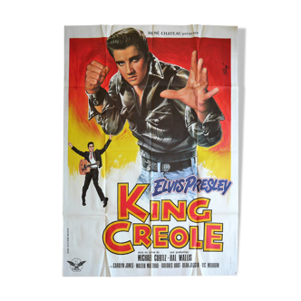 Affiche de cinéma originale - "King Creole" - Elvis Presley