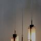 Vintage Scandinavian suspension in plexiglass and copper, probably Danish.