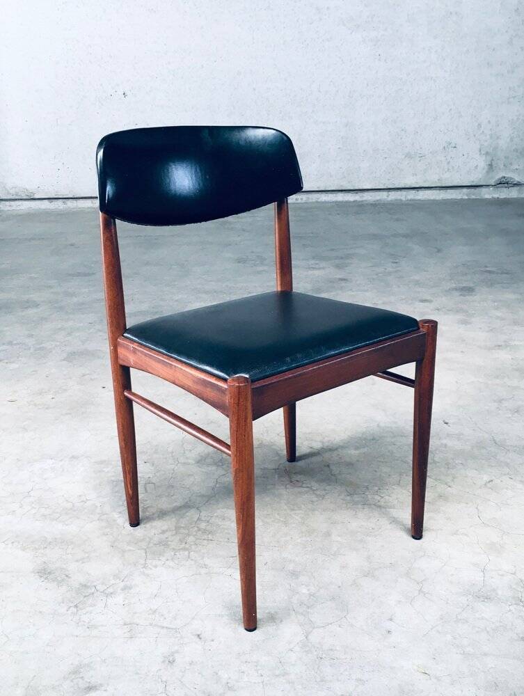 Mid-Century Dutch Design Dining Chairs, 1960s, Set of 4