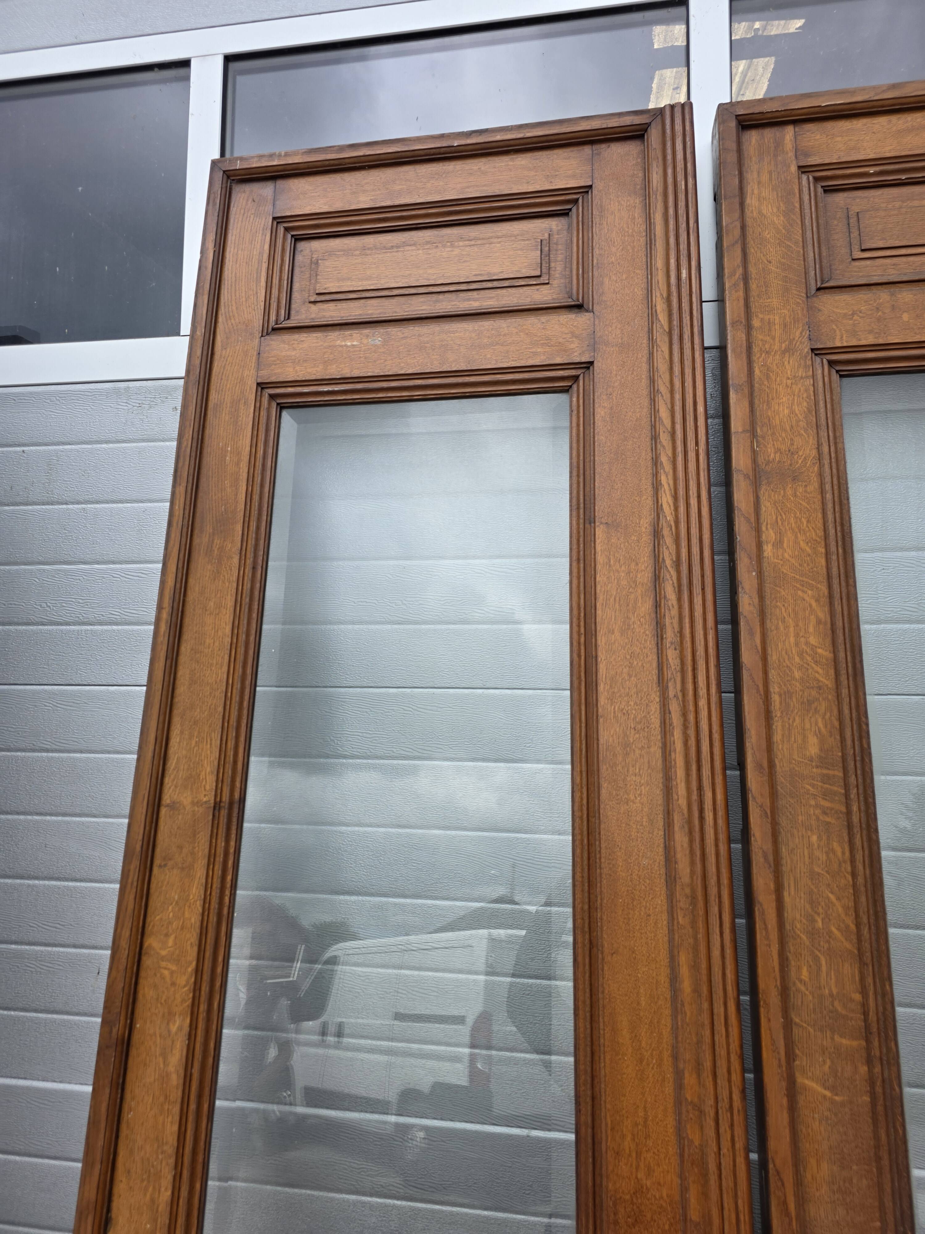 4 solid oak partition doors (high quality)