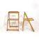Pair of wooden folding chairs from the 80s.