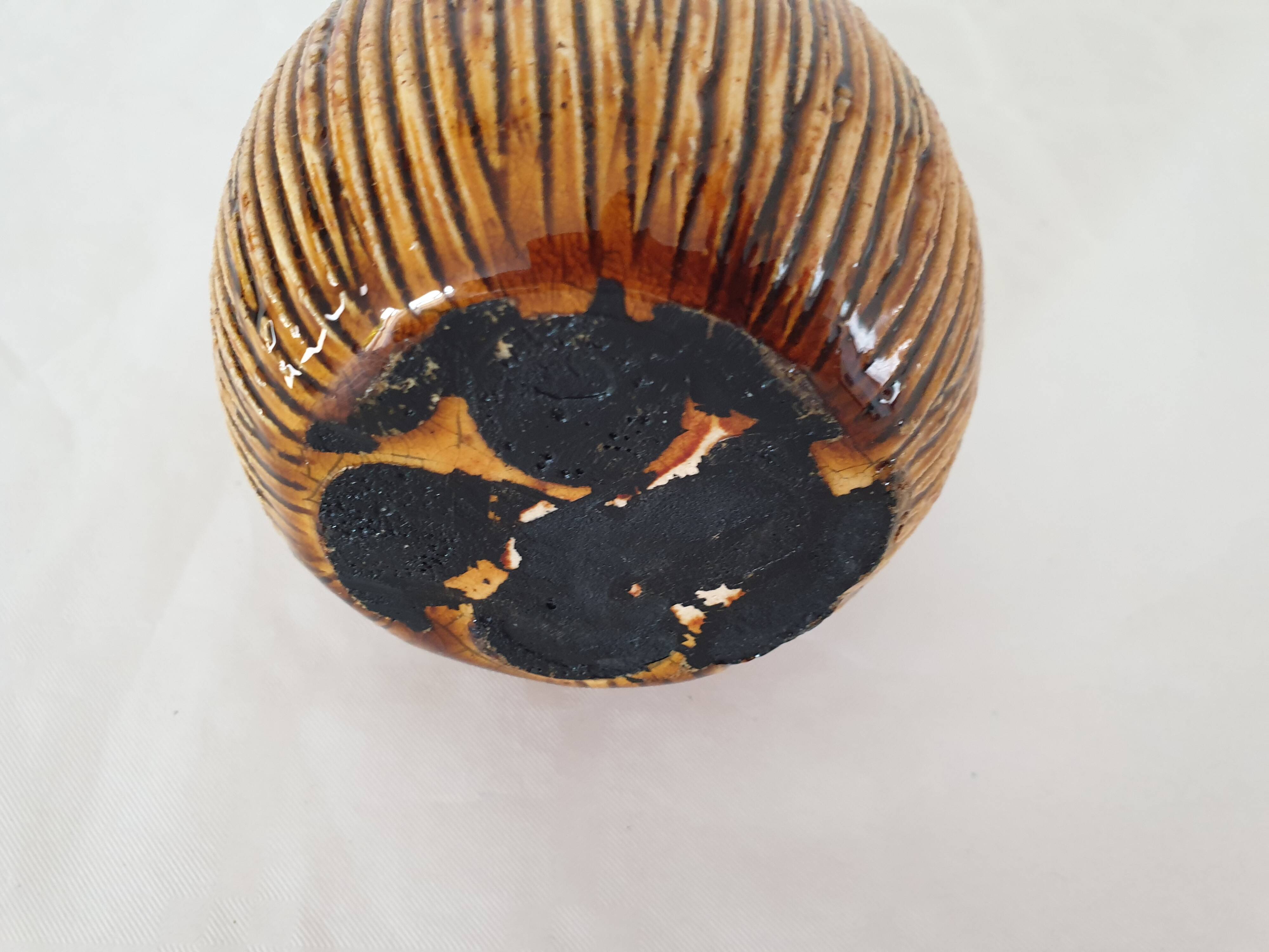 Scandinavian design ceramic soliflore vase - Vintage 70's