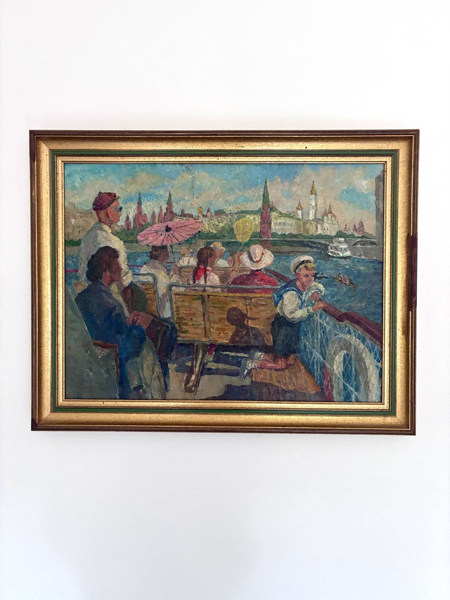 A boat in Moscow, Verigo Anatoly Konstantinovitch