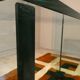 Bacco desk in transparent glass attributed to Tonelli, Italy, 1980s.