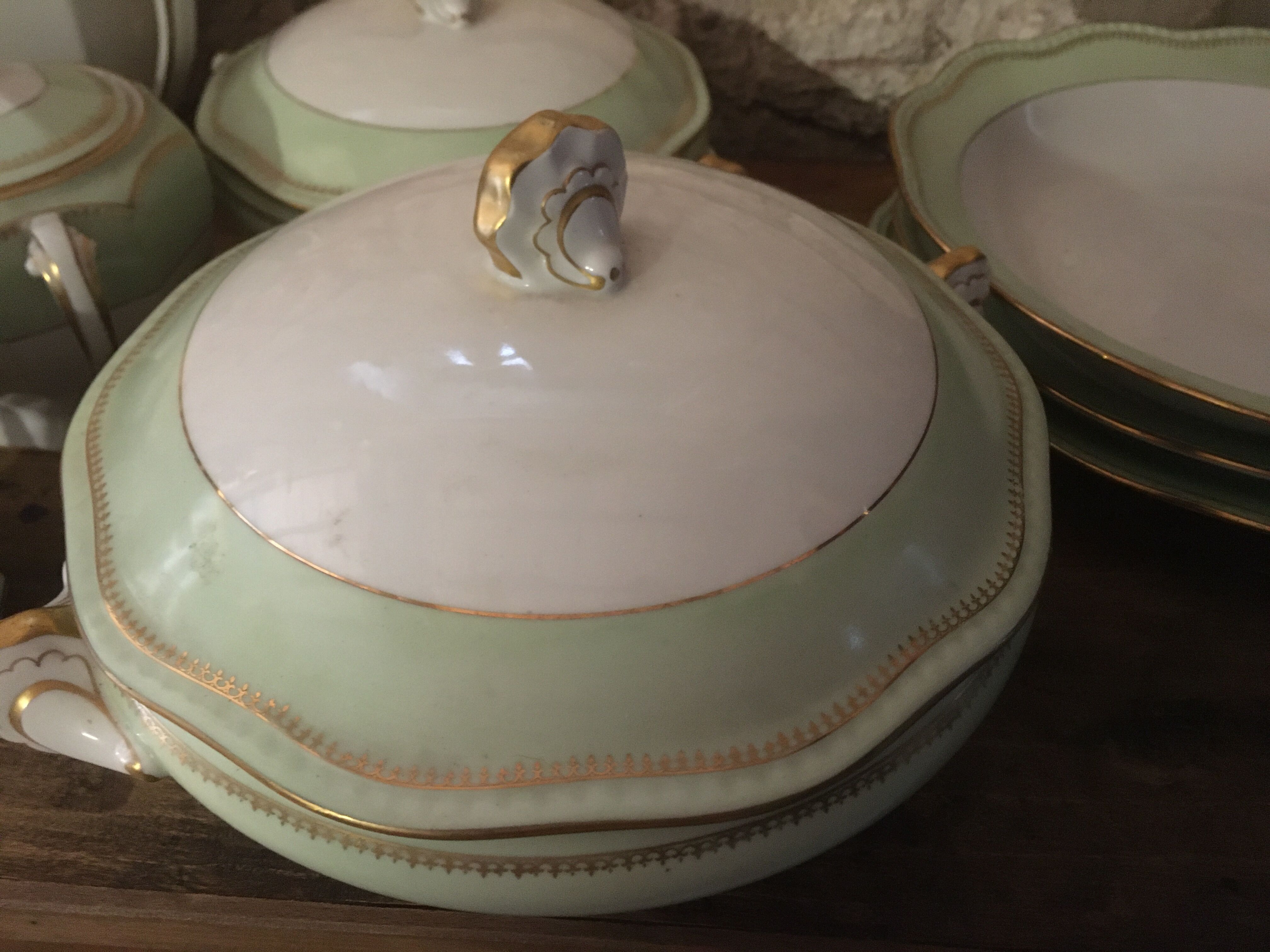 Limoges porcelain service "Nardon/Lafarge"