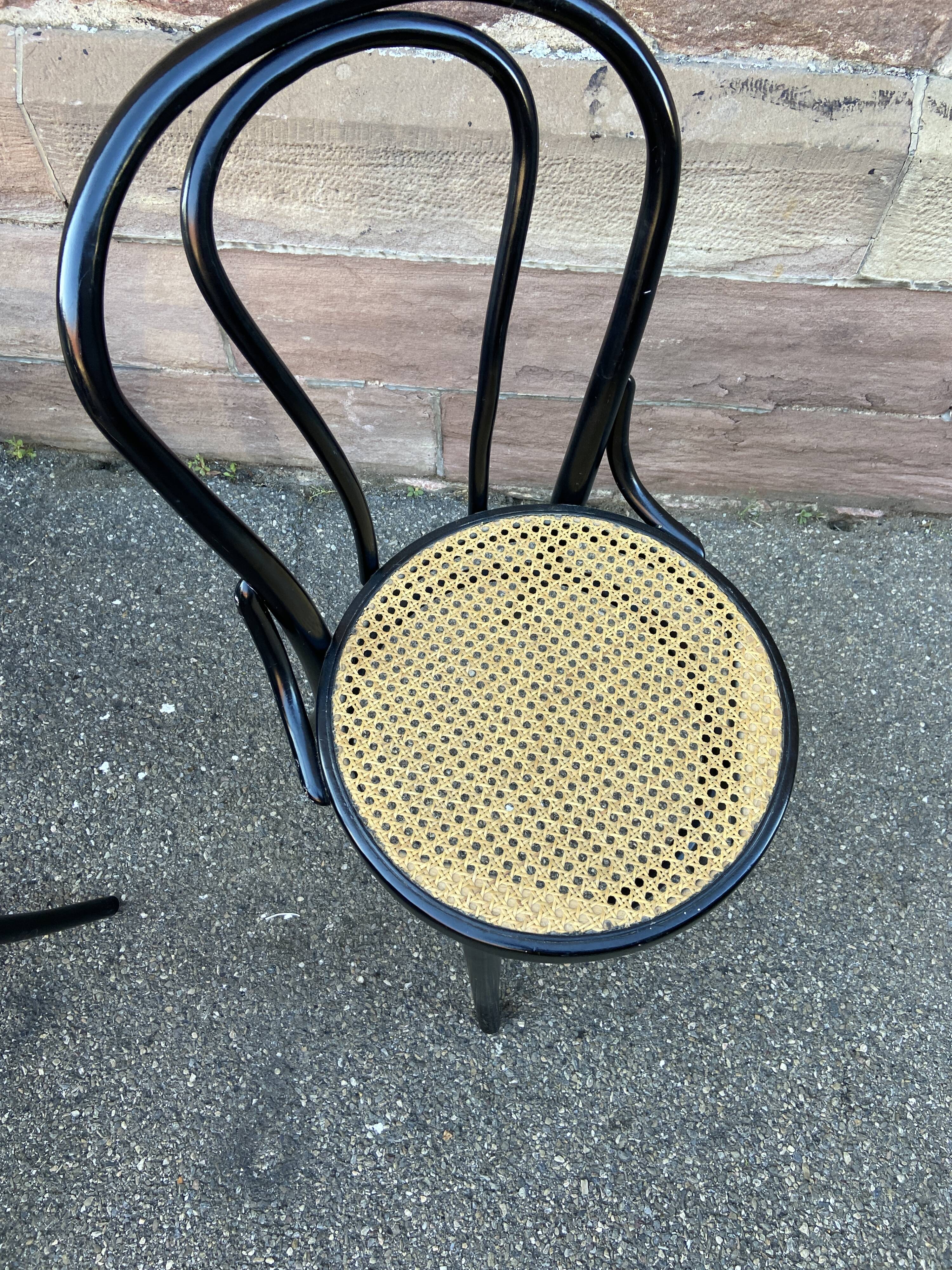 6 bentwood bistro chairs Fischel Thonet Style Nr 1980s