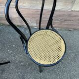 6 chaises bistrot bois courbé Style Fischel Thonet Nr  1980s