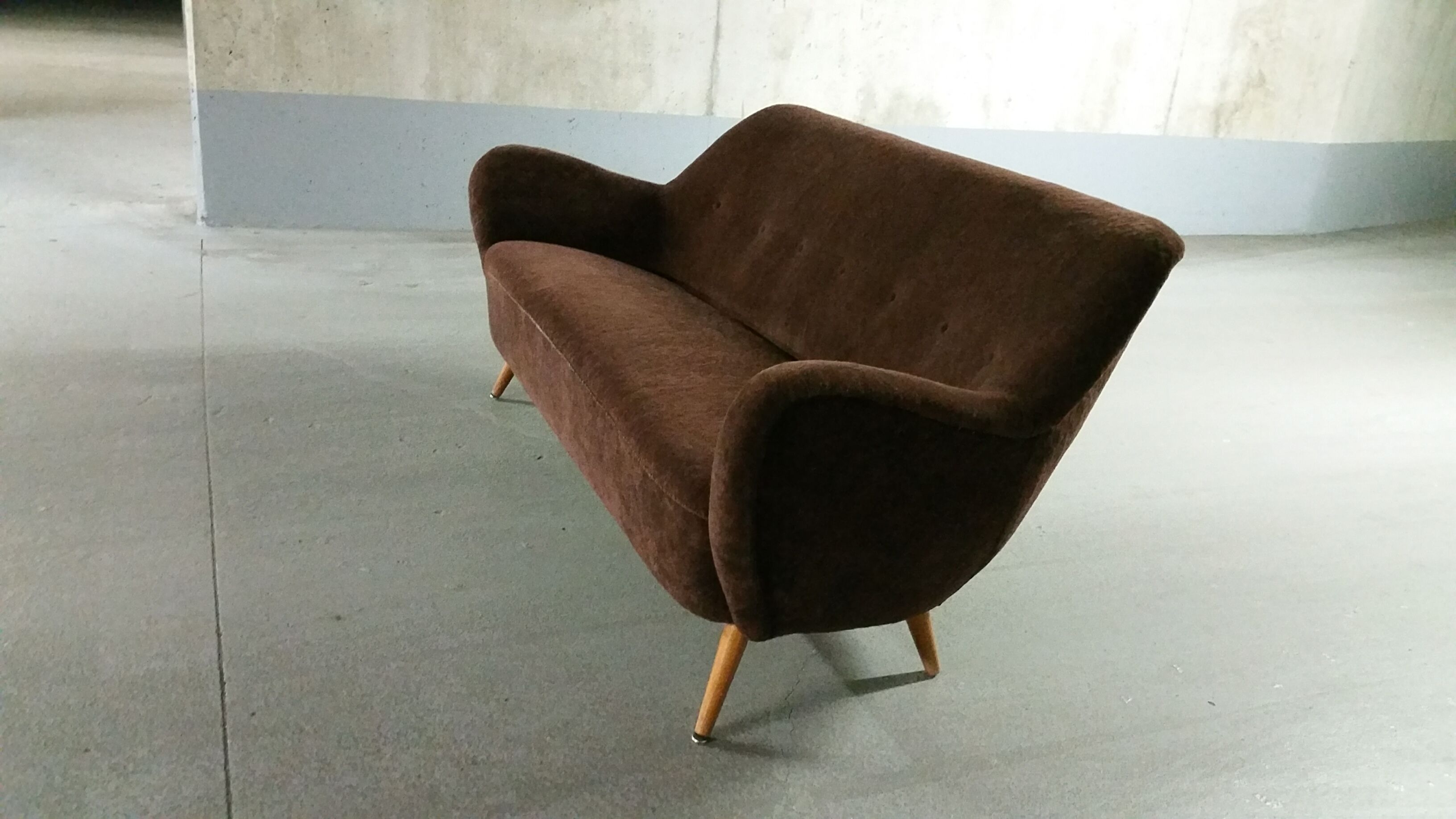 Salon canapé 2 fauteuils organic année 50