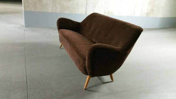 Salon canapé 2 fauteuils organic année 50