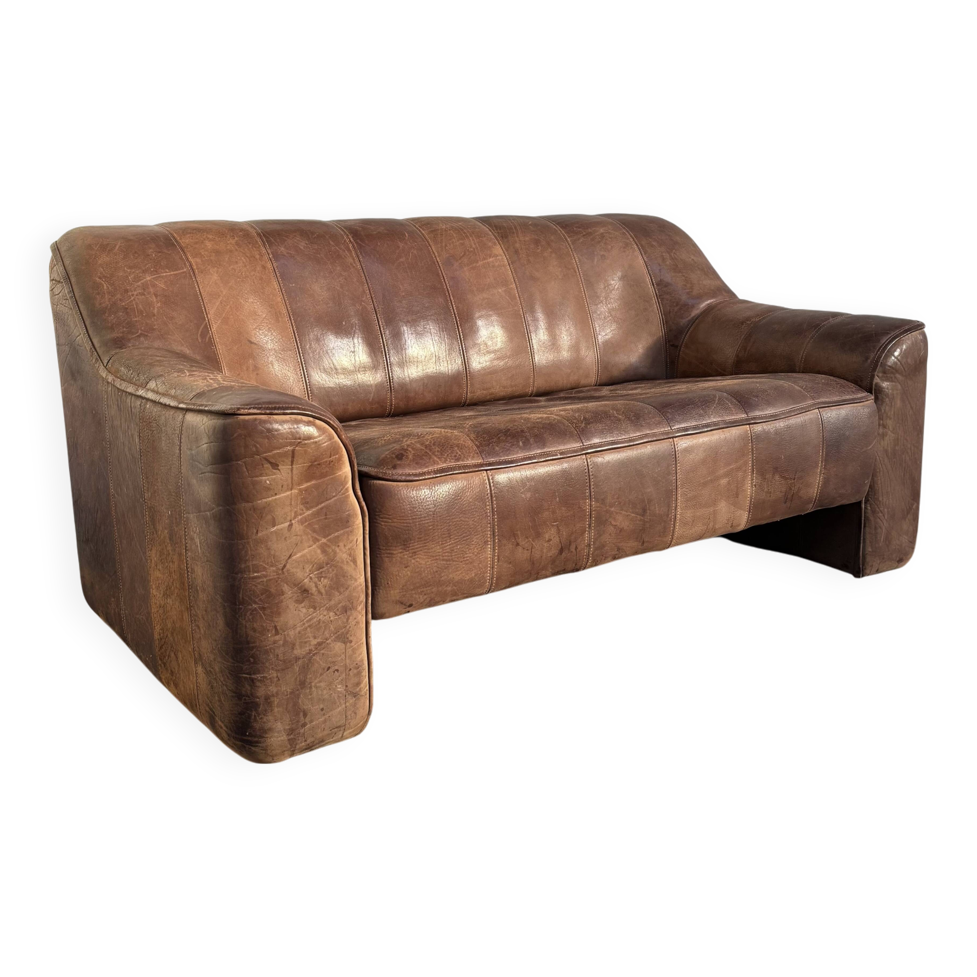 De Sede DS44 two seat sofa, 1970s