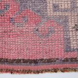3x10 Soft Pastel Pink Vintage Runner Rug, 87x300Cm
