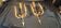 Pair of Empire style gilt bronze wall lights.