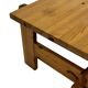 Vintage coffee table pinewood minimalist 1970s design