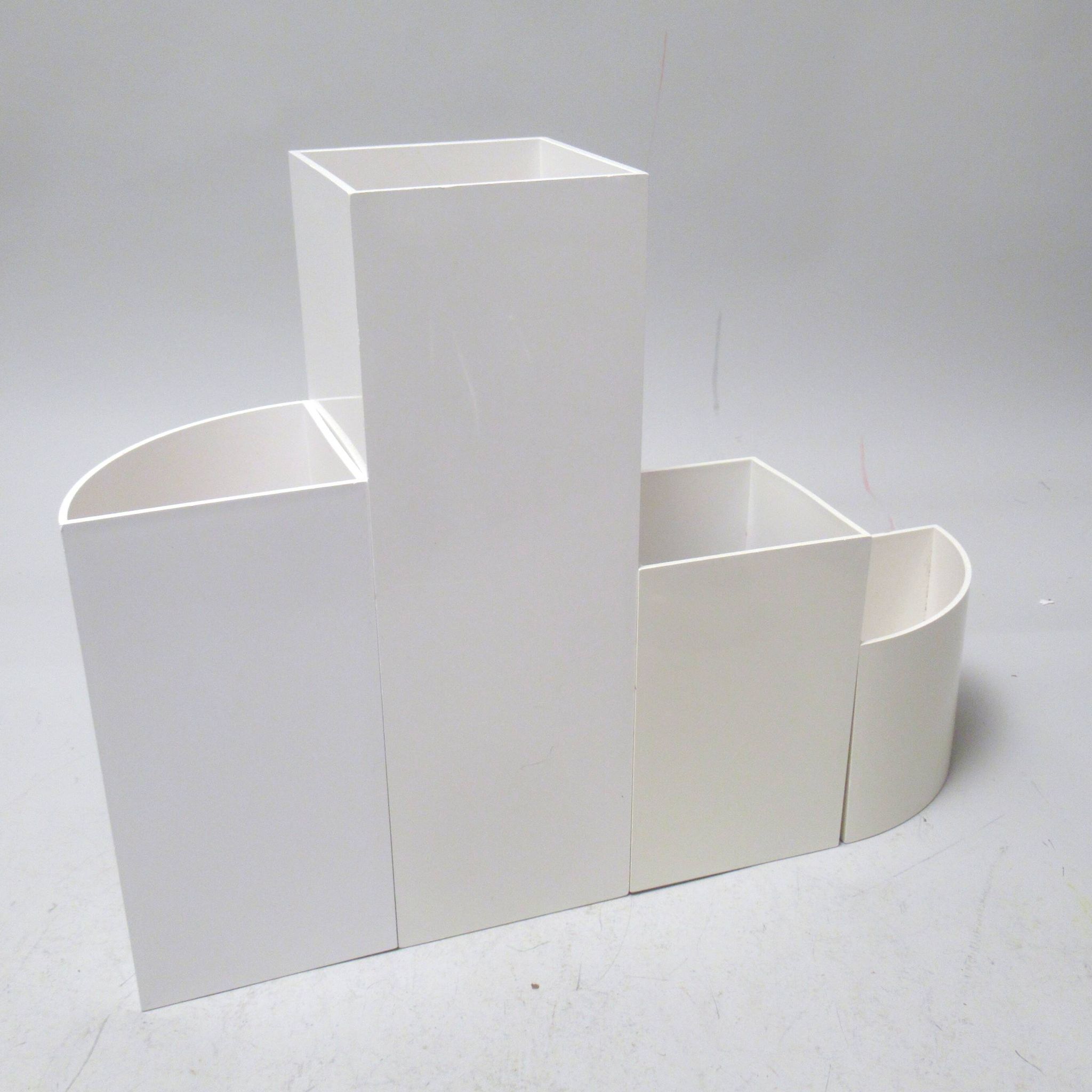 4 vases combinables Jacques Bedat, années 70