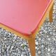 Lot of 4 vintage red chairs