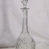 Cut crystal carafe from Saint-Louis, Chantilly model, no. 228, France.
