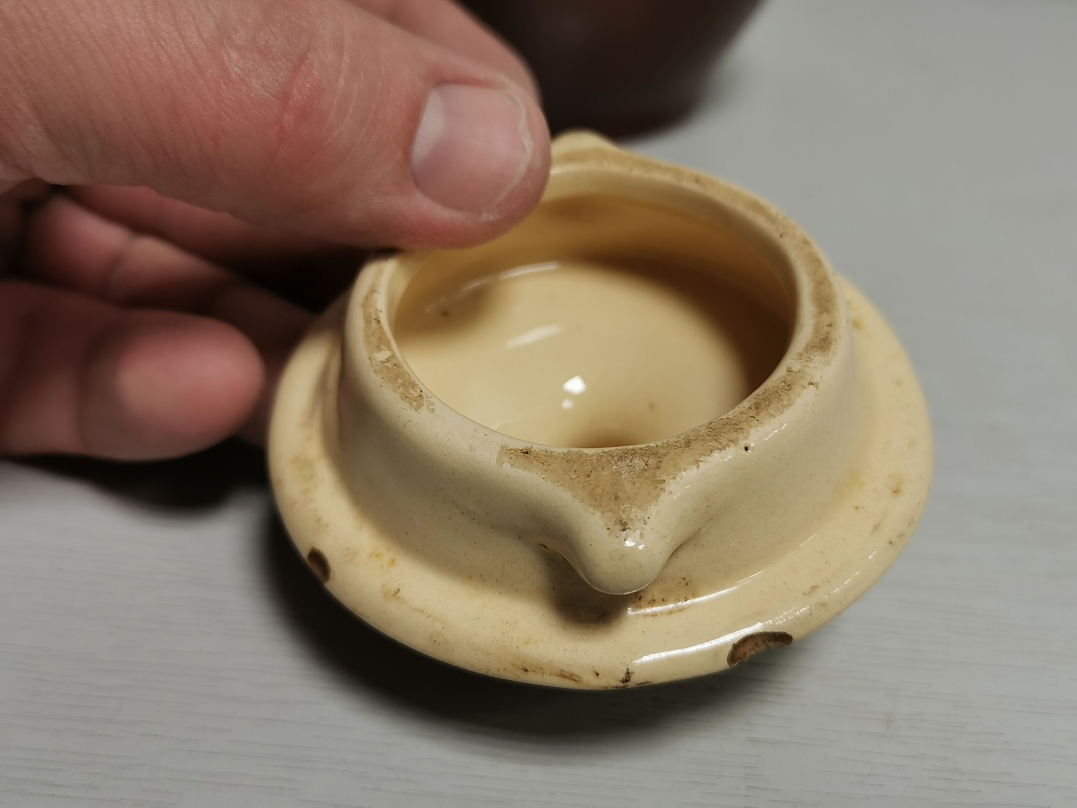 Vintage coffee maker, Faience de Longchamps