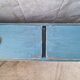 Rectangular blue patinated coffee table
