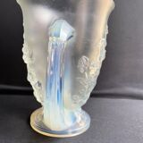 Large vase with 2 Art Deco handles signed Verlys
