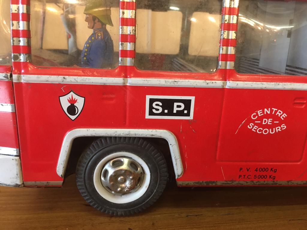 Toy fire truck, 1970