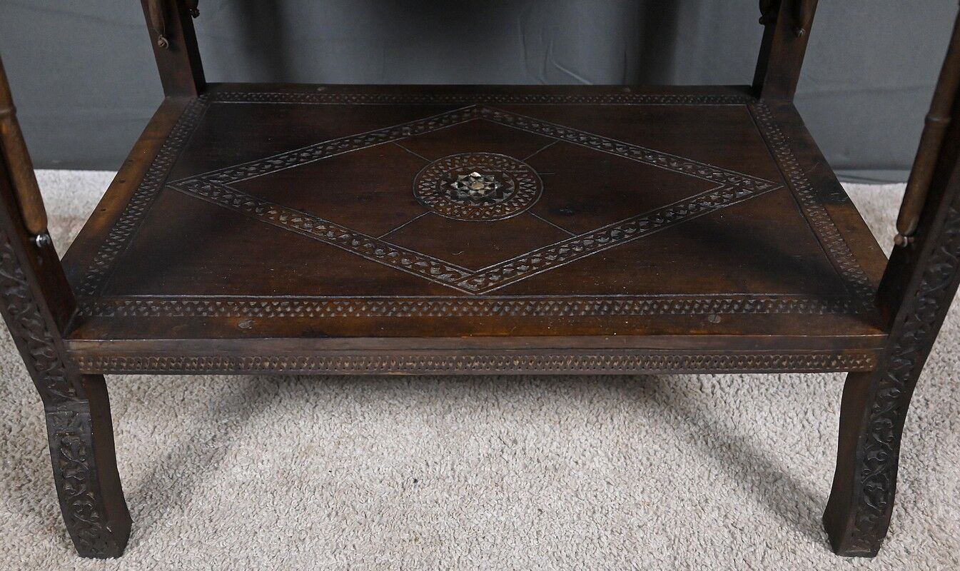 Syrian walnut table – late 19th century
