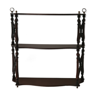 Napoleon III walnut wall shelf