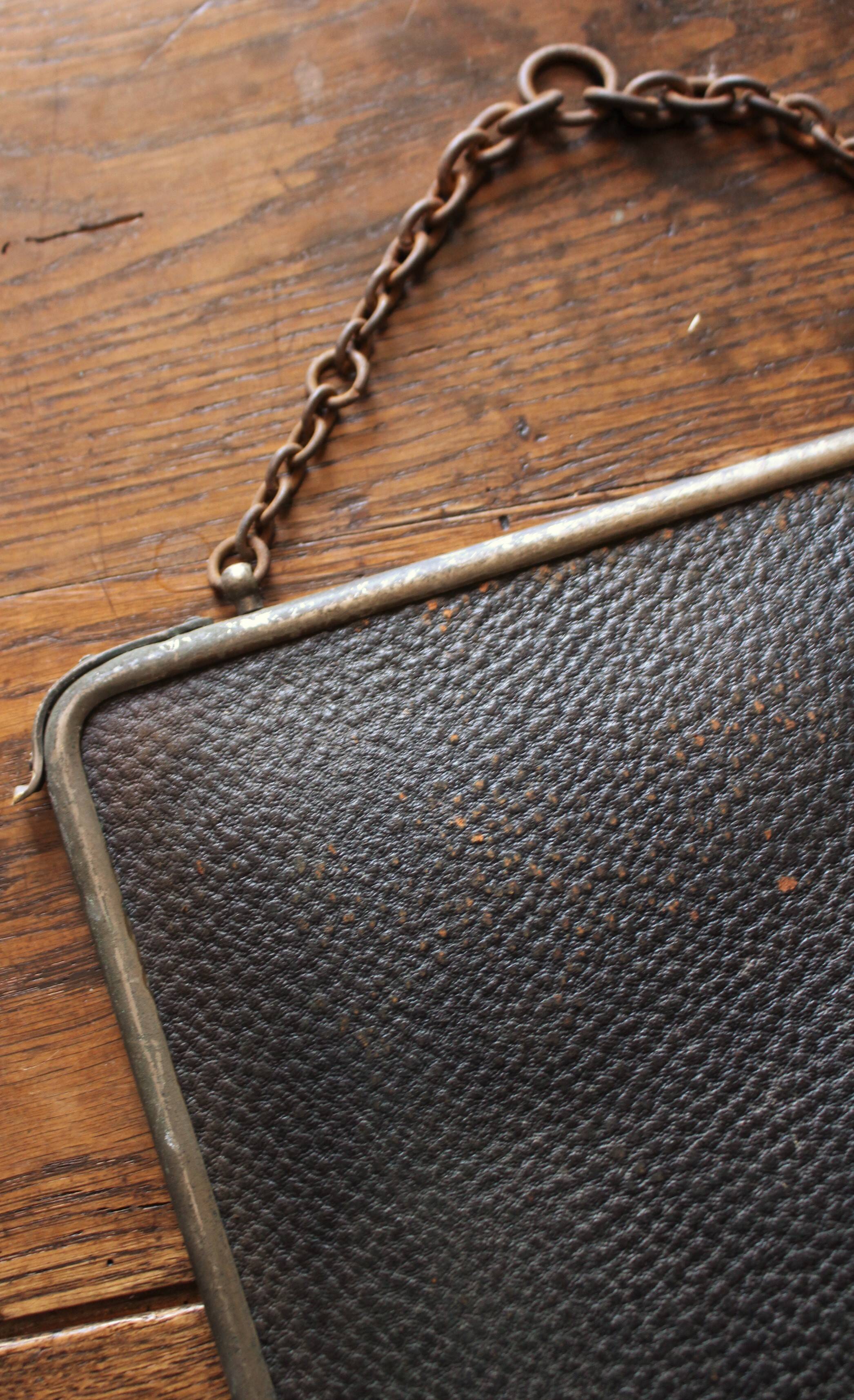 Large barber mirror with chain