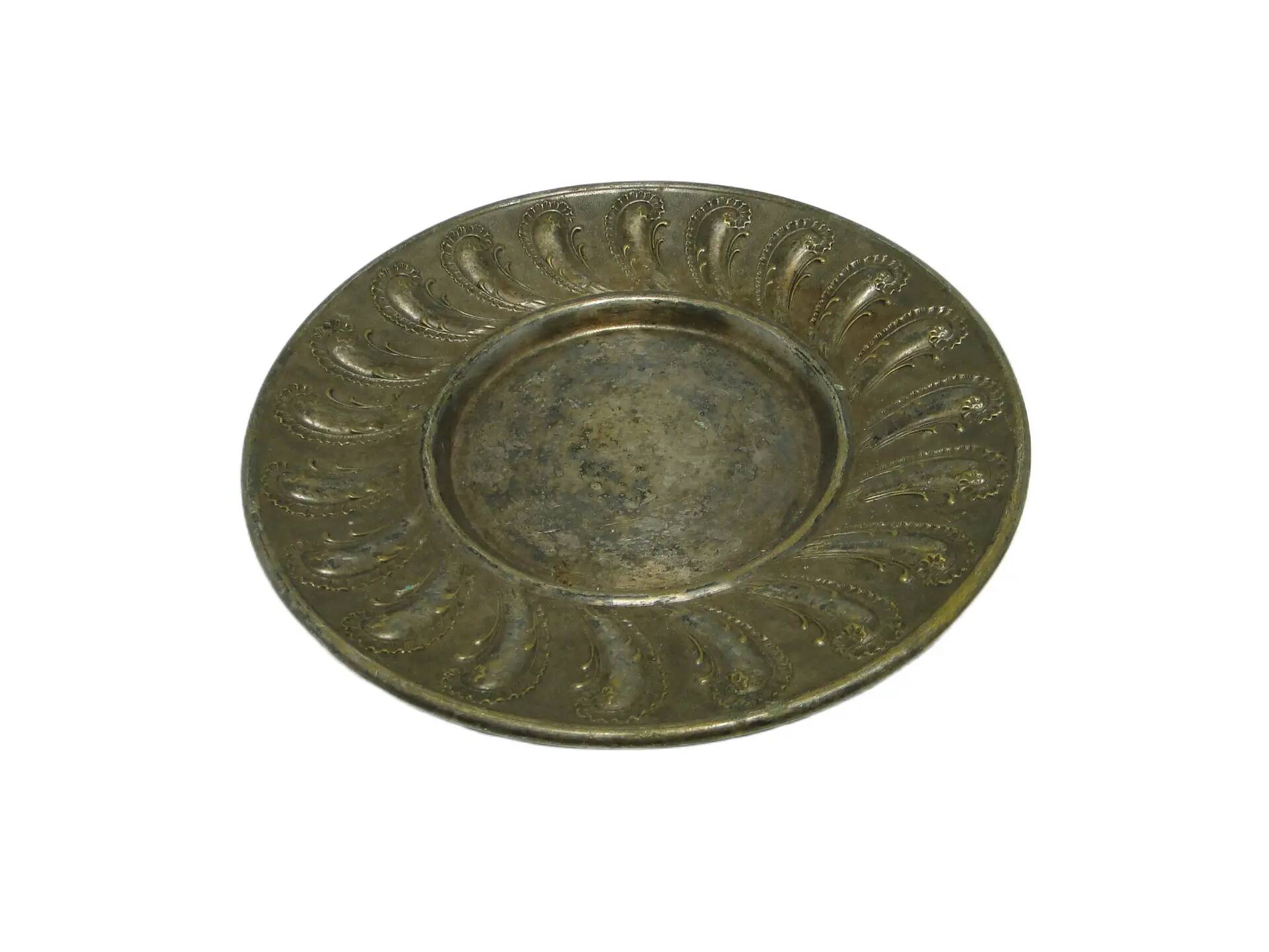 Rococo butter dish, glass, Germany, 19th century