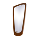 Asymmetrical Scandinavian mirror 77x37cm