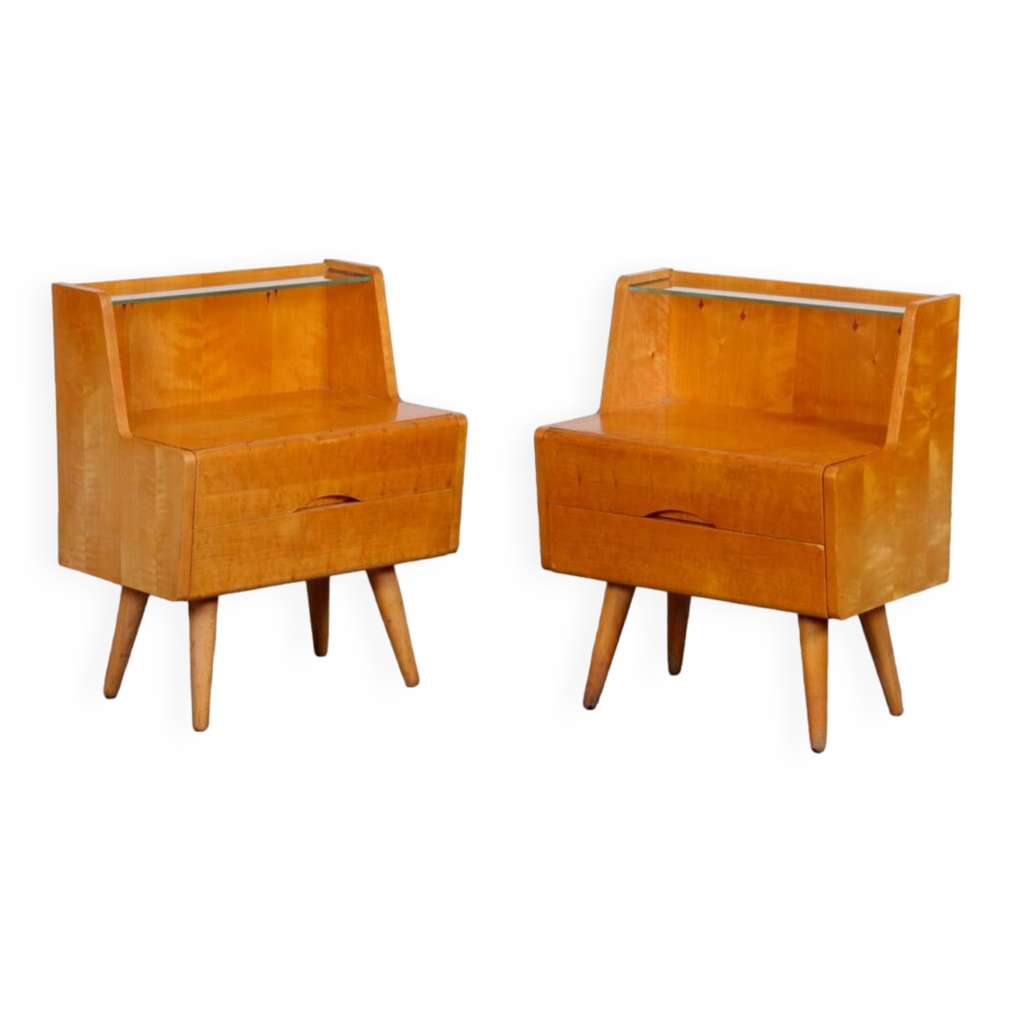 Pair of vintage bedside tables dating from the 1960s
