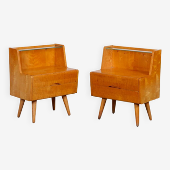 Pair of vintage bedside tables dating from the 1960s