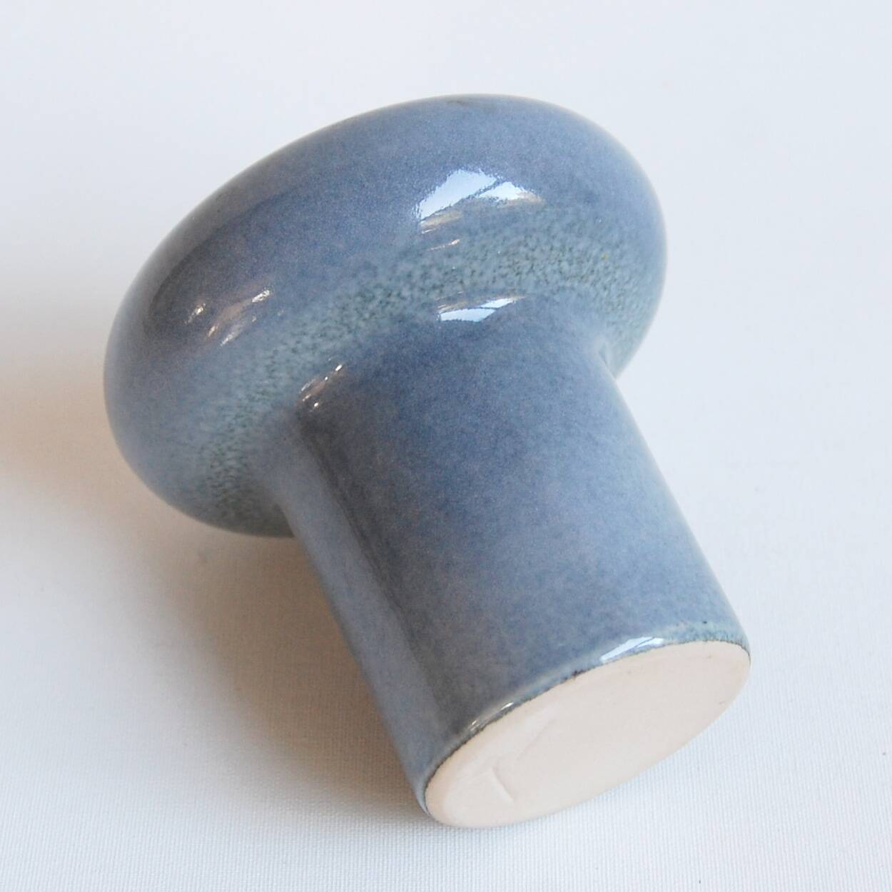 Vintage blue ceramic vase