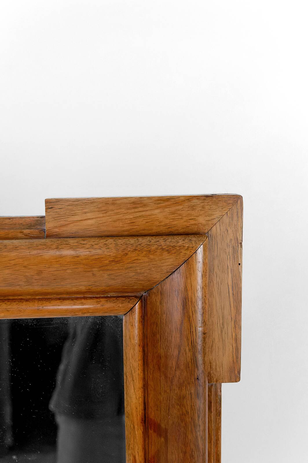 Walnut mirror from the Napoleon III period, France, circa 1870