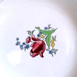 Gien earthen earthenware dish lorraine model