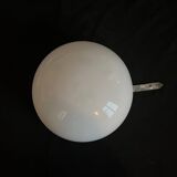 Vintage round opaline wall light