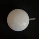 Round vintage opaline wall light