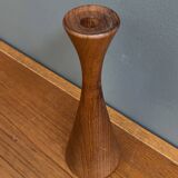 Teak candle stick 1960s