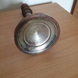 19th century red copper candlestick