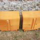 2 old bedsides table in blond wood