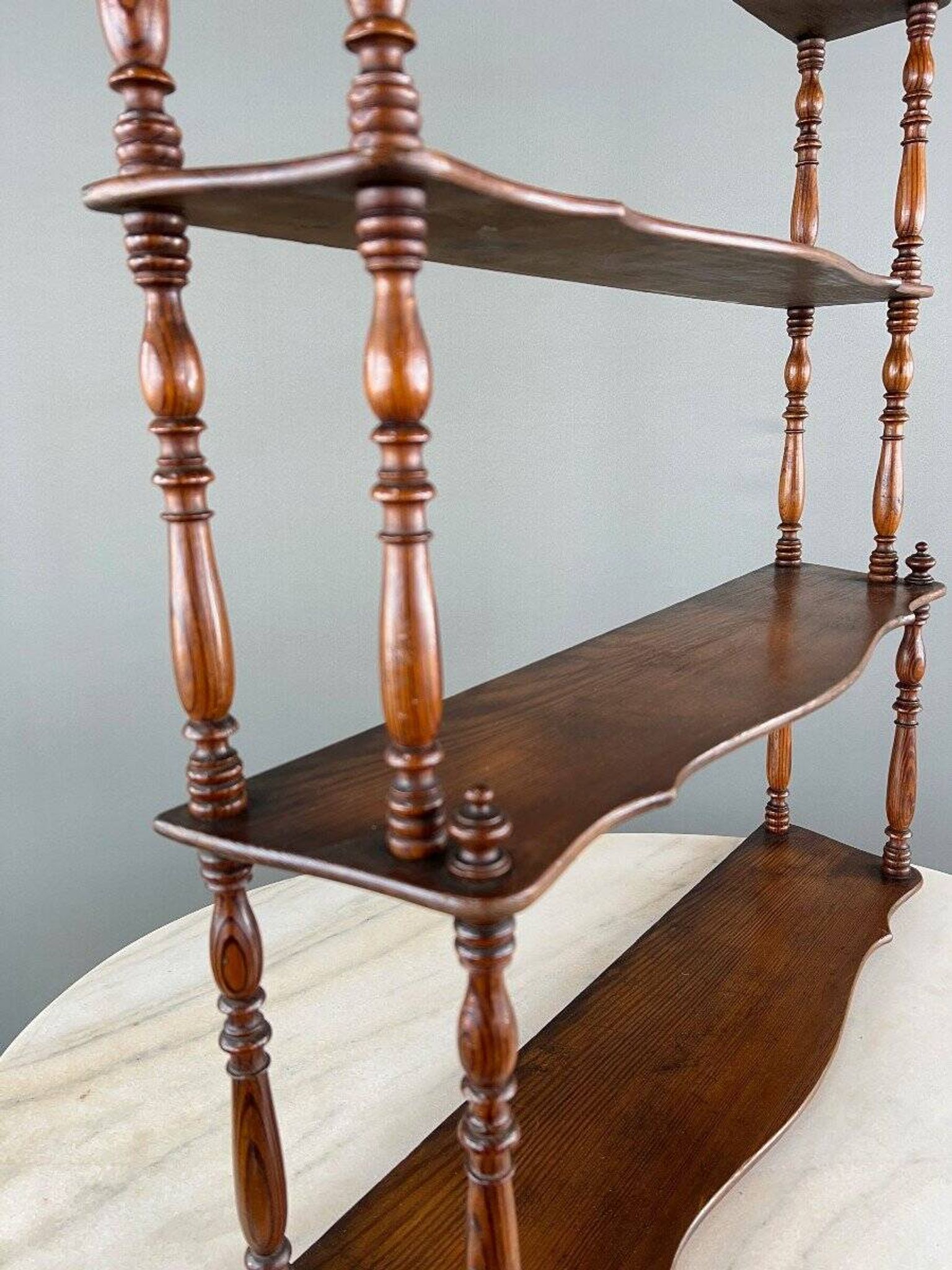 Solid Wood Wall Shelf, 19th Century