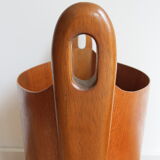 Teak waste paper designed by Einar Barnes For P S Heggen Norway
